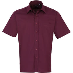Premier - Chemise à manches courtes - Homme (Aubergine)