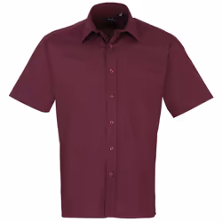 Premier - Chemise à manches courtes - Homme (Aubergine)