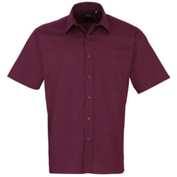 Premier - Chemise à manches courtes - Homme (Aubergine)