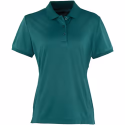 Premier Coolchecker - Polo à manches courtes - Femme (Vert bouteille)