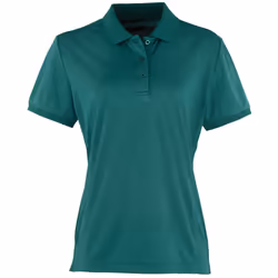 Premier Coolchecker - Polo à manches courtes - Femme (Vert bouteille)