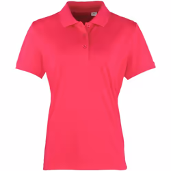 Premier Coolchecker - Polo à manches courtes - Femme (Rose)