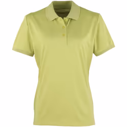 Premier Coolchecker - Polo à manches courtes - Femme (Vert citron)