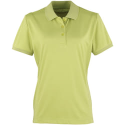 Premier Coolchecker - Polo à manches courtes - Femme (Vert citron)