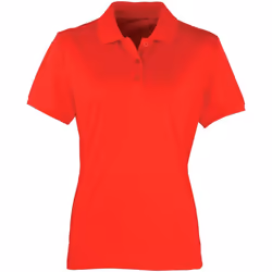 Premier Coolchecker - Polo à manches courtes - Femme (Rouge fraise)