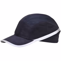 Portwest - Casquette de sécurité aérée 100% coton - Adulte unisexe (Bleu marine)
