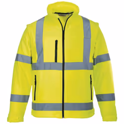Portwest - Veste Softshell haute visibilité - Unisexe (Jaune)