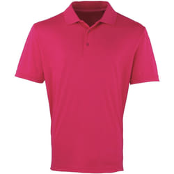 Premier - Polo COOLCHECKER - Homme (Rose)