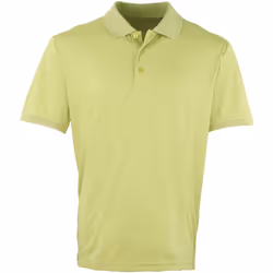 Premier - Polo COOLCHECKER - Homme (Jaune)
