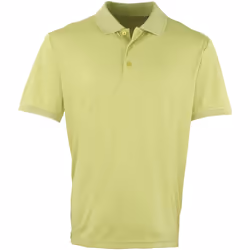 Premier - Polo COOLCHECKER - Homme (Jaune)