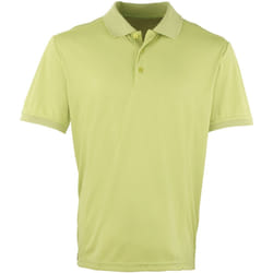 Premier - Polo COOLCHECKER - Homme (Jaune)