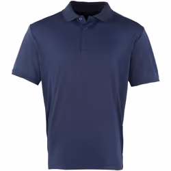 Premier - Polo COOLCHECKER - Homme (Bleu marine)