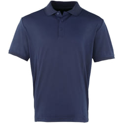 Premier - Polo COOLCHECKER - Homme (Bleu marine)