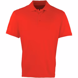 Premier - Polo COOLCHECKER - Homme (Rouge)
