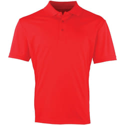 Premier - Polo COOLCHECKER - Homme (Rouge fraise)