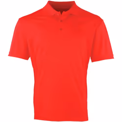 Premier - Polo COOLCHECKER - Homme (Rouge fraise)