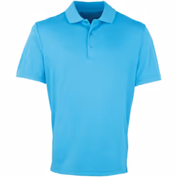 Premier - Polo COOLCHECKER - Homme (Turquoise)