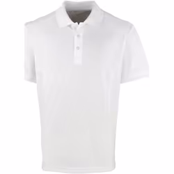 Premier - Polo COOLCHECKER - Homme (Blanc)