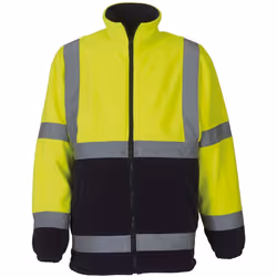 Yoko - Veste polaire haute visibilité - Homme (Jaune/Bleu marine)