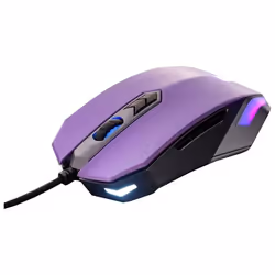Tesoro TS-H5, Optique, USB Type-A, 3500 DPI, Noir, Violet