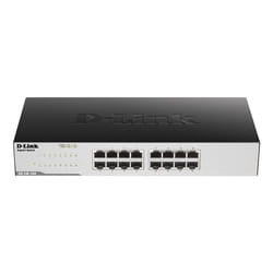 D-Link GO-SW-16G commutateur réseau Non-géré Gigabit Ethernet (10/100/1000) Noir