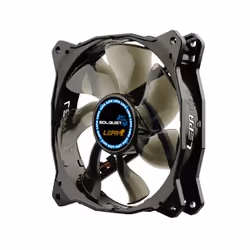 LEPA LPBOL12P Boitier PC Ventilateur 12 cm Noir, Blanc