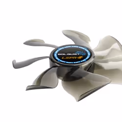 LEPA LPBOL12P Boitier PC Ventilateur 12 cm Noir, Blanc