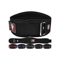 Ceinture de musculation RDX Powerlifting ceinture lombaire pour deadlifts entraînement en salle Noir taille XL