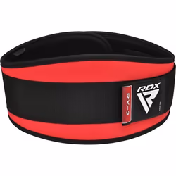 Ceinture abdominale RDX EVA Curve RX3 - Rouge - XL - Homme - Confortable et stable