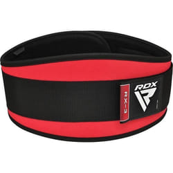 Ceinture abdominale RDX EVA Curve RX3 - Rouge - XL - Homme - Confortable et stable