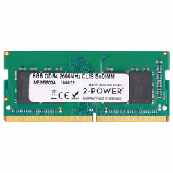 2-Power 2P-3TK88AT, 8 Go, 1 x 8 Go, DDR4, 2666 MHz, 260-pin SO-DIMM