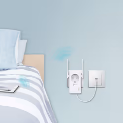 TP-Link TL-WA860RE Adaptateur réseau CPL 300 Mbit/s Ethernet/LAN Wifi Blanc 1 pièce(s) - Vue supplémentaire 6