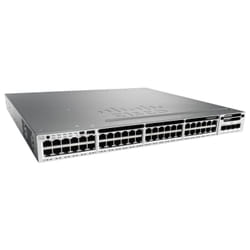 Cisco Catalyst WS-C3850-48F-L commutateur réseau Géré Connexion Ethernet, supportant l'alimentation via ce port (PoE) Noir, Gris
