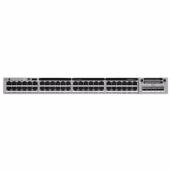 Cisco Catalyst WS-C3850-48F-L commutateur réseau Géré Connexion Ethernet, supportant l'alimentation via ce port (PoE) Noir, Gris