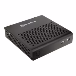 Silverstone PT13B, HTPC, PC, Noir, Mini-ITX, Aluminium, Acier, HDD, Énergie