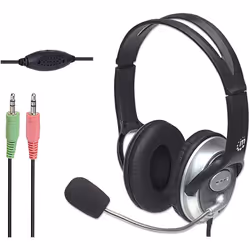 Manhattan 175555 Casque filaire Noir - Vue supplémentaire 4
