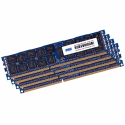 OWC OWC1866D3R9M64, 64 Go, 4 x 16 Go, DDR3, 1866 MHz, 240-pin DIMM, Bleu