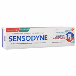 Dentifrice - SENSODYNE - Sensibilité et Gencives - Menthe Fraîche - 75ml - Protection dents sensibles