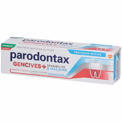 Parodontax Dentifrice Gencives + Sensibilité & Haleine Fraîcheur Intense 75ml