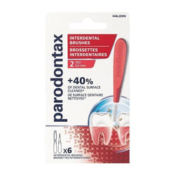 Brossettes Interdentaires PARODONTAX taille 2 (05 mm) avec capuchon