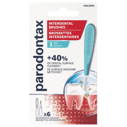 Parodontax 6 Brossettes Interdentaires - Taille : ISO3 0,6 mm