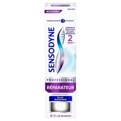 Sensodyne Professional Réparateur Dentifrice Éclat Blancheur 75 ml