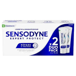 Sensodyne Expert Protect Répare & Protège Dentifrice Lot de 2 x 75 ml