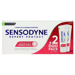Sensodyne Expert Protect Sensibilité & Gencives Dentifrice Lot de 2 x 75 ml