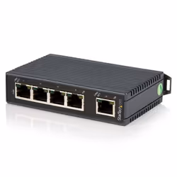 StarTech.com Switch Ethernet industriel non géré à 5 ports - Commutateur réseau 10/100 a montage sur rail DIN, Non-géré, Fast ...