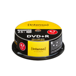 Intenso DVD+R 4.7GB, Printable, 16x 4,7 Go 25 pièce(s)