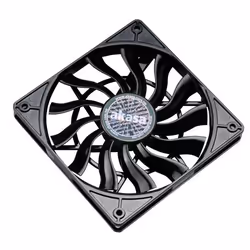 Akasa AK-FN078, Ventilateur, 12 cm, 600 tr/min, 1600 tr/min, 30,32 dB, 54,55 cfm