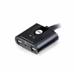 ATEN Commutateur de partage des périphériques USB 2.0 à 4 x 4 ports, Noir