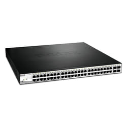 D-Link DGS-1210-52MP commutateur réseau Géré L2 Gigabit Ethernet (10/100/1000) Connexion Ethernet, supportant l'alimentation via ce port (PoE) 1U Noir