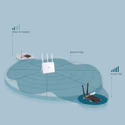 TP-Link Archer T6E Interne WLAN 867 Mbit/s - Vue supplémentaire 5